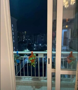 Balcony in 1 RK Apartment at Vibhuti Khand – for Rent