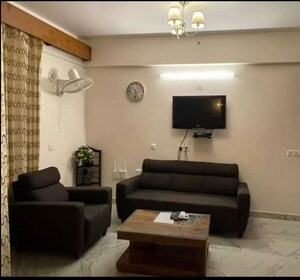 Living Room in 1 RK Apartment at Vibhuti Khand – for Rent