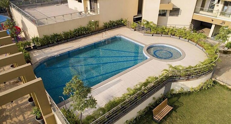Swimming Pool, cbd belapur sector 15 2 Bedroom 1100 Sq.Ft. Apartment In Cbd Belapur Sector 15 Navi Mumbai 9795339