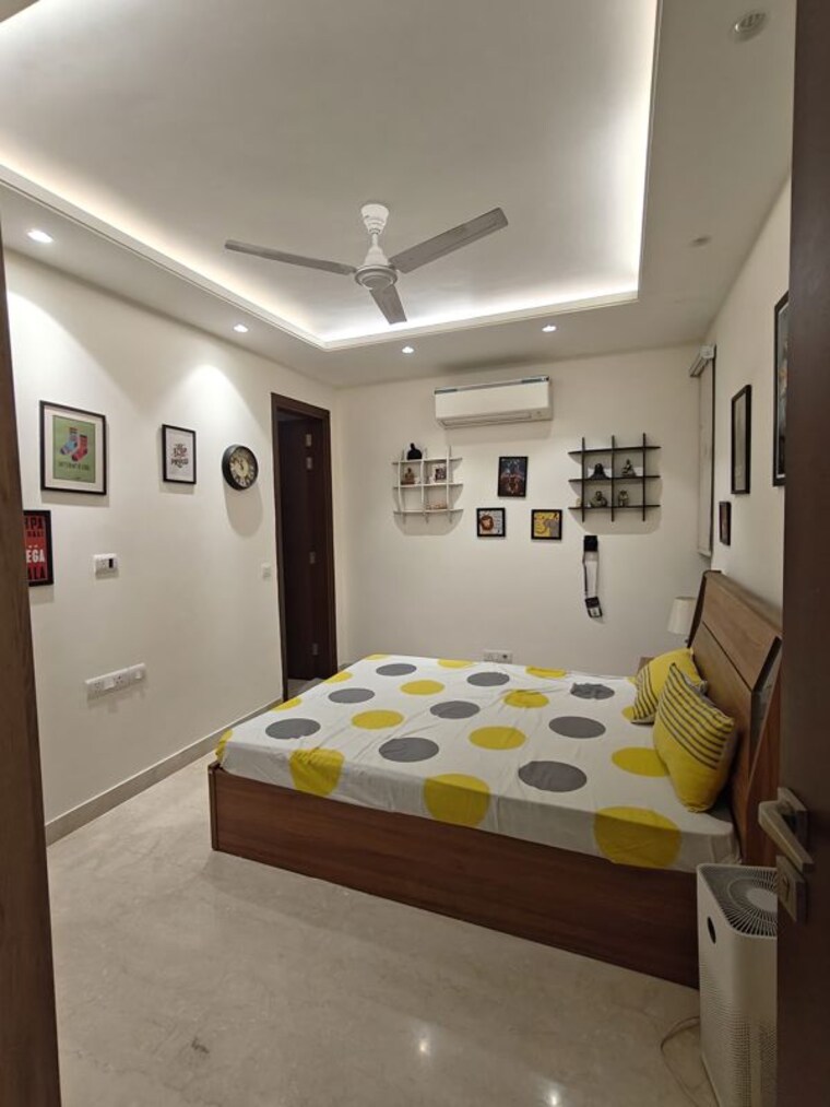 Master Bedroom, east of kailash 3 Bedroom 1150 Sq.Ft. Builder Floor In East Of Kailash Delhi 9795364