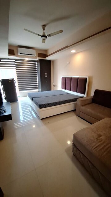 Living Room in 1 RK Apartment at Ansal API Esencia, Sector 67 – for Rent