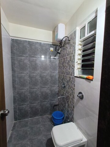 Bathroom in 2 BHK Apartment at Vardhaman Township, Hadapsar – for Rent
