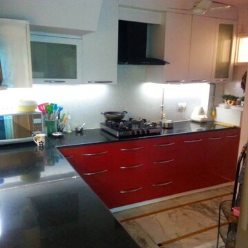 Kitchen in 3 BHK Apartment at Oxirich Avenue, Ahinsa Khand 2 – for Rent