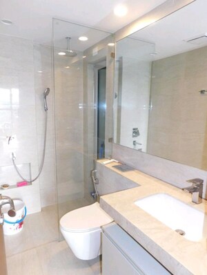 Bathroom in 2 BHK Apartment at Hiranandani Castle Rock, Powai – for Rent