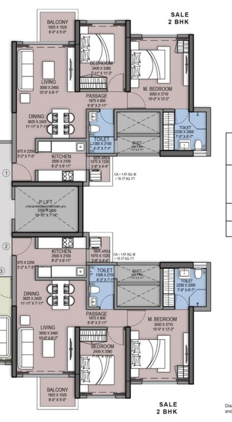 Floor Plan, shraddha-park-city 1 Bedroom 440 Sq.Ft. Apartment In Borivali East Mumbai 9795647