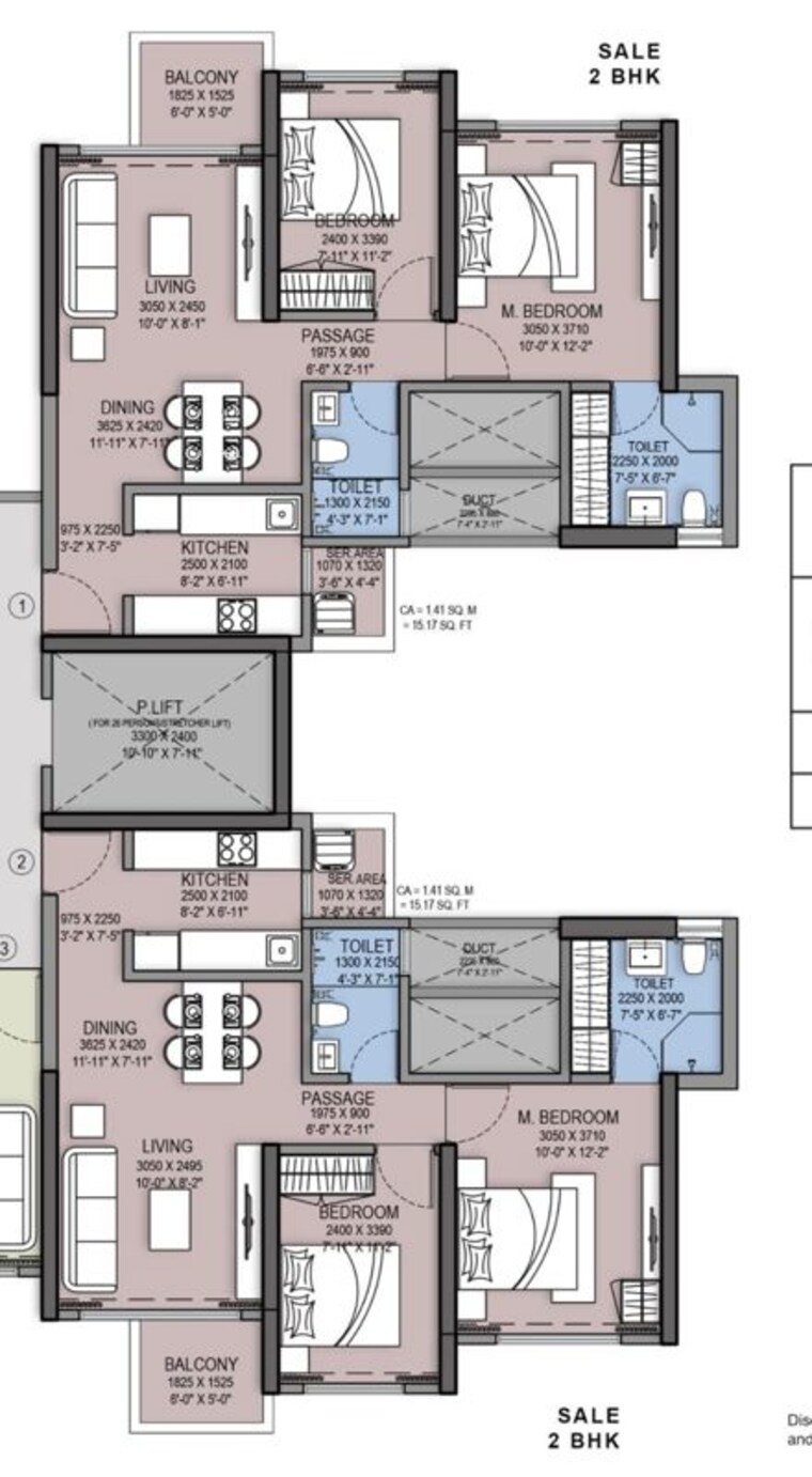 Floor Plan, shraddha-park-city 1 Bedroom 440 Sq.Ft. Apartment In Borivali East Mumbai 9795647