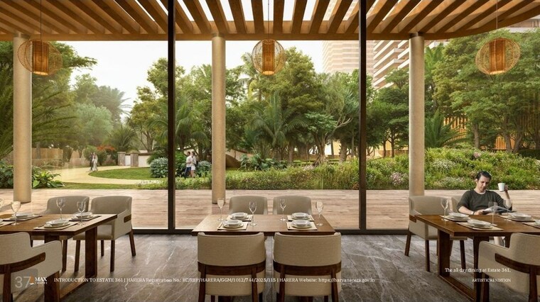 Balcony, max-estate-360 3 Bedroom 3043 Sq.Ft. Apartment In Sector 36a Gurgaon 9795944