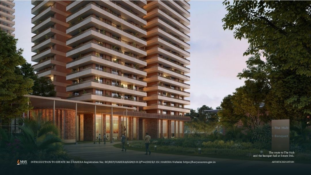 3 BHK + Servant Room 3043 Sq.Ft. Apartment in Max Estate 360