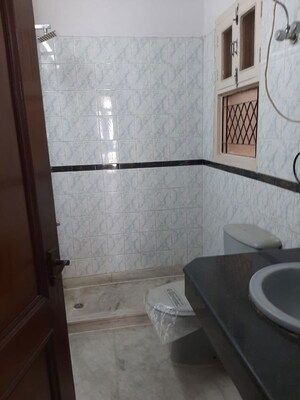 Bathroom in 2 BHK Builder Floor at Greater Kailash I – for Rent
