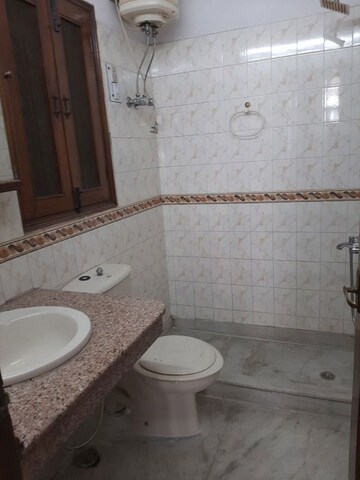 Bathroom in 2 BHK Builder Floor at Greater Kailash I – for Rent