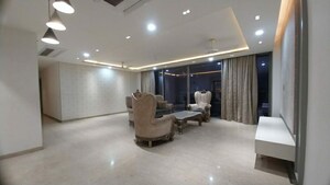 Living Room in 4 BHK Apartment at Oberoi Realty Esquire, Goregaon East – for Sale