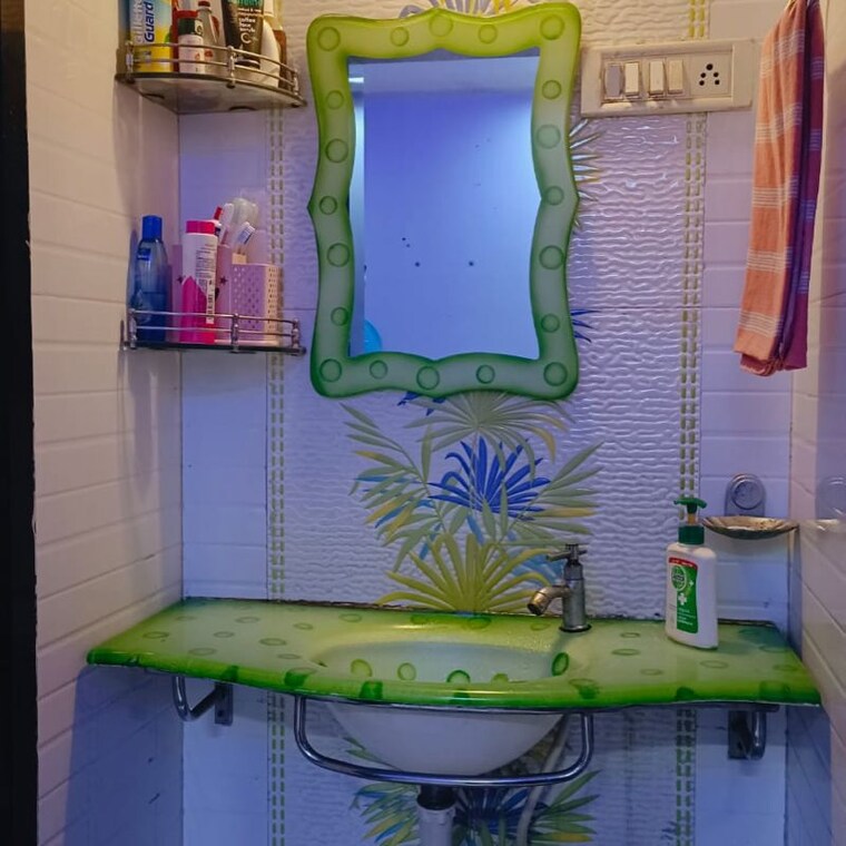 Bathroom, sangam-residency-apartment 1 Bedroom 690 Sq.Ft. Apartment In Sector 8 Airoli Navi Mumbai 9796590