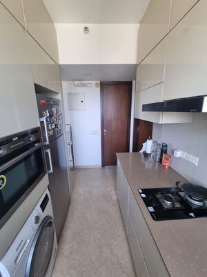 Kitchen in 1 BHK Apartment at Hiranandani Zen Maple, Powai – for Rent