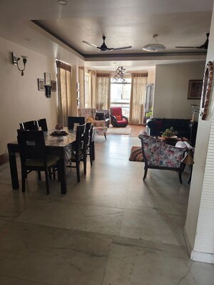 Living Room in 4 BHK Apartment at Sector 1 Dwarka – for Rent