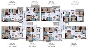 Floor Plan in 2 BHK Apartment at Varshith Vistas, Sarjapur – for Sale