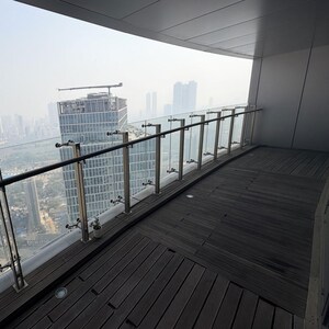 Balcony in 3 BHK Apartment at Lodha World Crest, Empire Mill – for Rent