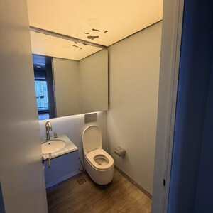 Bathroom in 3 BHK Apartment at Lodha World Crest, Empire Mill – for Rent