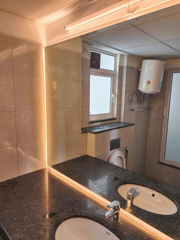 Living Room in 3 BHK Apartment at Godrej Woods, Sector 43 – for Rent