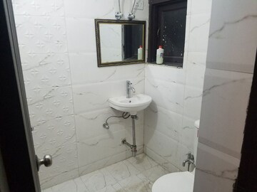 Bathroom in 3 BHK Apartment at Sector 13 Dwarka – for Rent