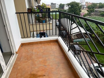 Balcony in 3 BHK Apartment at Nilaya Greens, Raj Nagar Extension – for Rent