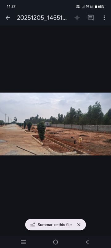 Plot For Sale in Malur