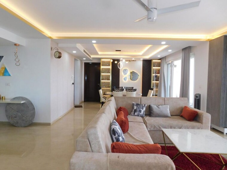 Living Room, dlf-pink-town-house 3 Bedroom 2845 Sq.Ft. Builder Floor In Dlf City Phase 3 Gurgaon 9797224
