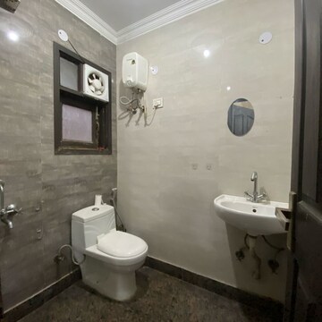 Bathroom in 2 BHK Builder Floor at Chattarpur – for Rent