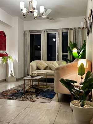 Living Room in 3 BHK Apartment at ABA Cleo County, Sector 121 – for Rent