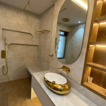 Bathroom in 3 BHK Apartment at Indiabulls Sky Forest, Dighe Nagar – for Rent