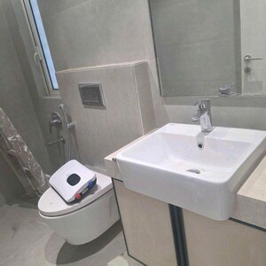 Bathroom in 3 BHK Apartment at Indiabulls Sky Forest, Dighe Nagar – for Rent