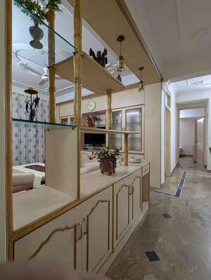 Kitchen in 3 BHK Apartment at Sector 18a Dwarka – for Rent