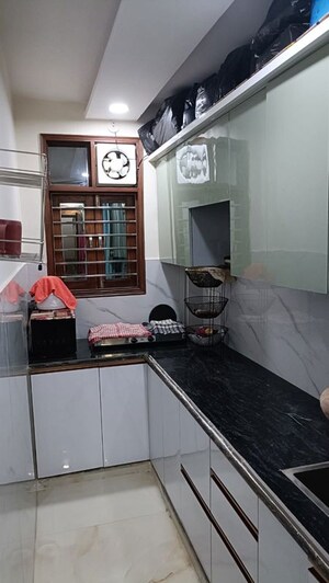 Kitchen in 2 BHK Builder Floor at Nirman Vihar – for Rent