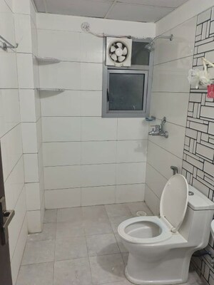 Bathroom in 3 BHK Apartment at Gulshan Bellina, Sector 16 Greater Noida – for Rent