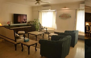 Living Room in 3 BHK Apartment at Bandra West – for Rent