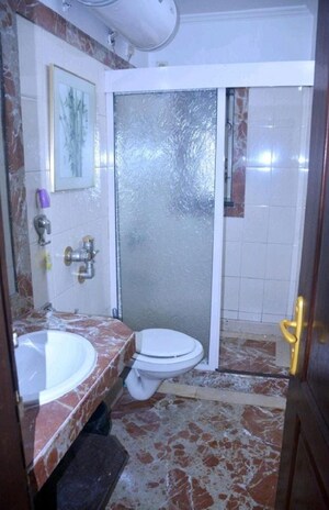 Bathroom in 3 BHK Apartment at Bandra West – for Rent