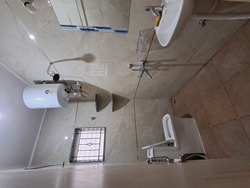Bathroom in 1 BHK Builder Floor at Koramangala – for Rent