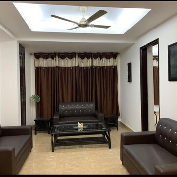 Living Room in 4 BHK Apartment at Rohini – for Rent