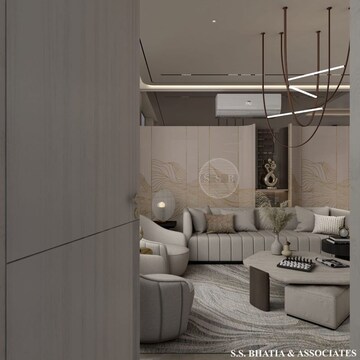 Living Room in 5 BHK Villa at Raj Nagar – for Sale