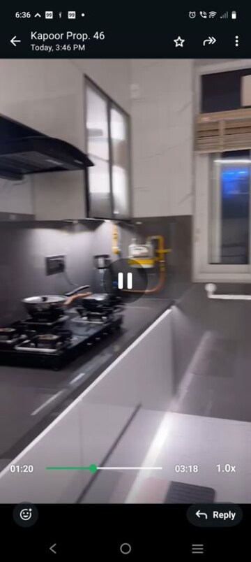 Kitchen in 3 BHK Apartment at Sector 21c – for Sale