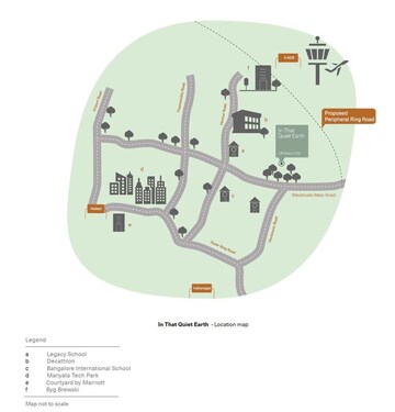 Floor Plan in 2 BHK Apartment at Total Environment In That Quiet Earth, Hennur Road – for Sale