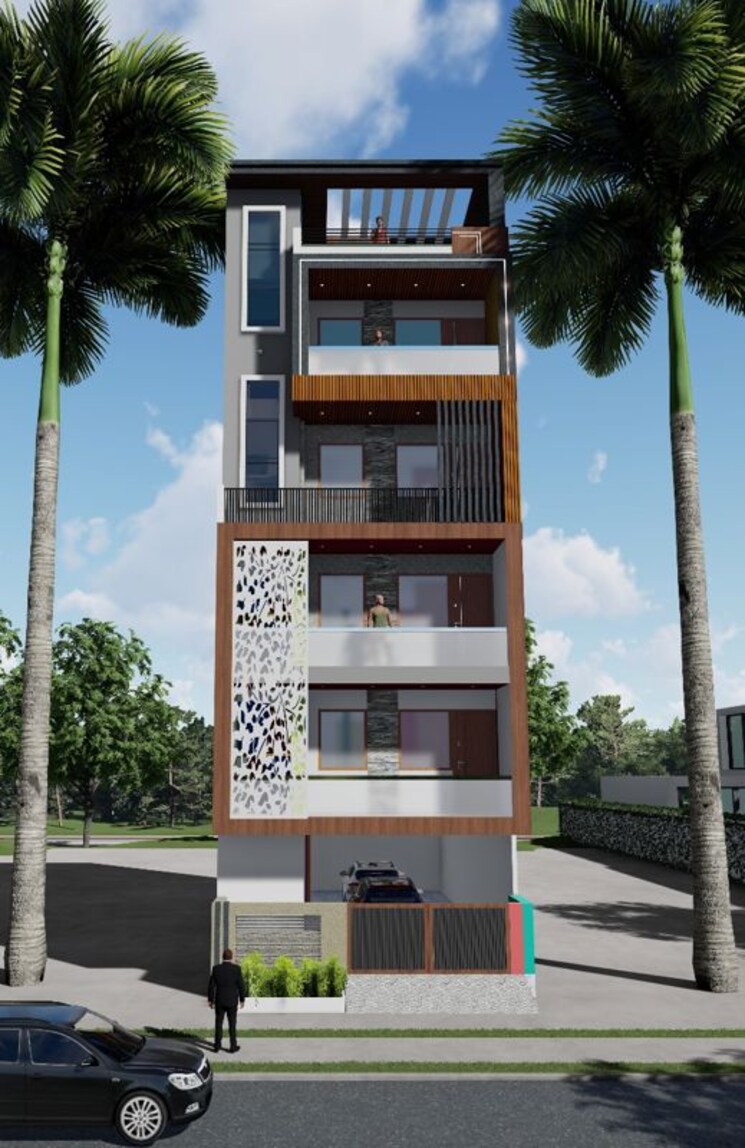 Exterior View, bptp-district 3 Bedroom 145 Sq.Yd. Builder Floor In Sector 81 Faridabad 9798579