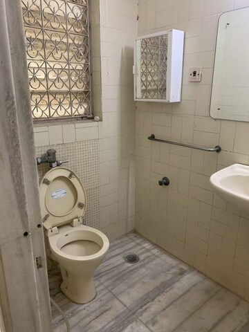 Bathroom in 3 BHK Apartment at Bandra West – for Rent