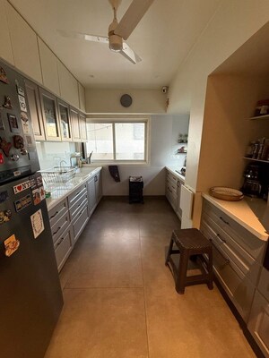 Kitchen in 3 BHK Apartment at Khar West – for Rent