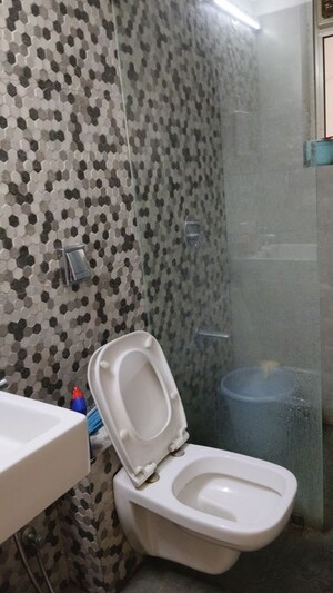 Bathroom in 3 BHK Apartment at Supreme Estia Phase 1, Baner – for Rent