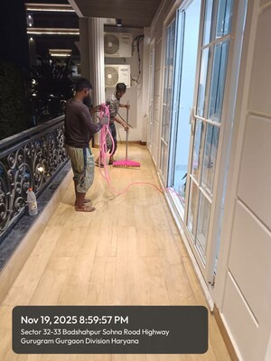 Balcony in 4 BHK Apartment at Central Park Flower Valley, Sohna Sector 33 – for Rent