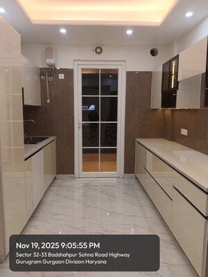 Kitchen in 4 BHK Apartment at Central Park Flower Valley, Sohna Sector 33 – for Rent