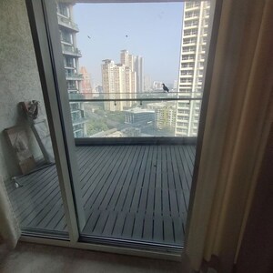 Balcony in 3 BHK Apartment at Avighna One Avighna Park, Currey Road – for Rent