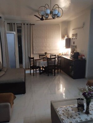 Living Room in 2 BHK Apartment at Omaxe Heights II, Gomti Nagar – for Rent