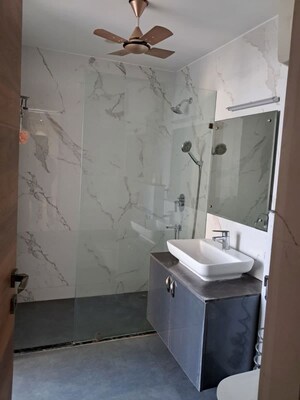 Bathroom in 1.5 BHK Independent House at RWA Apartments Sector 15, Sector 15 – for Rent