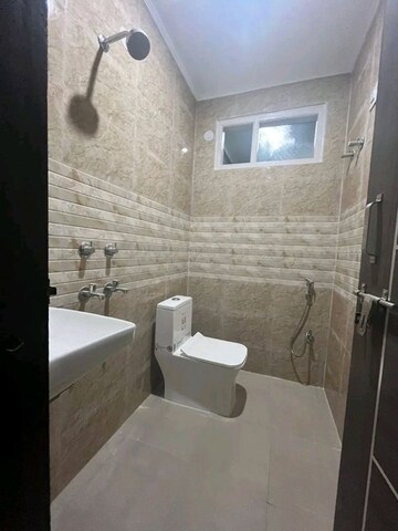 Bathroom in 2 BHK Builder Floor at Chattarpur – for Rent